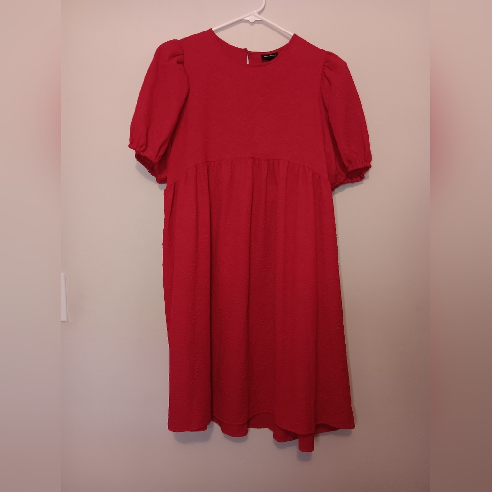 Who What Wear cherry red dress size L
